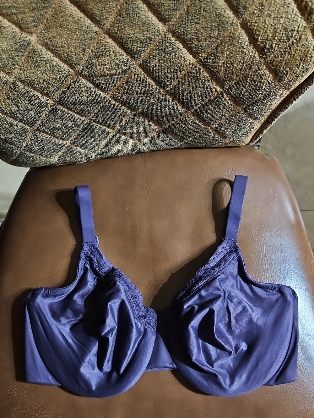 Wacoal Perfect Primer Full Figure T-Shirt Unlined Underwire Purple Bra Seamless